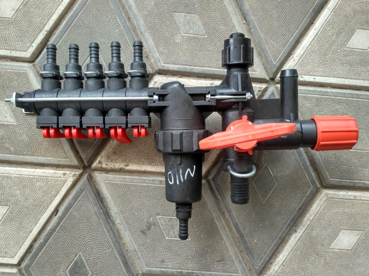 Регулятор тиску польовий 5-секційний Agroplast, фото 1