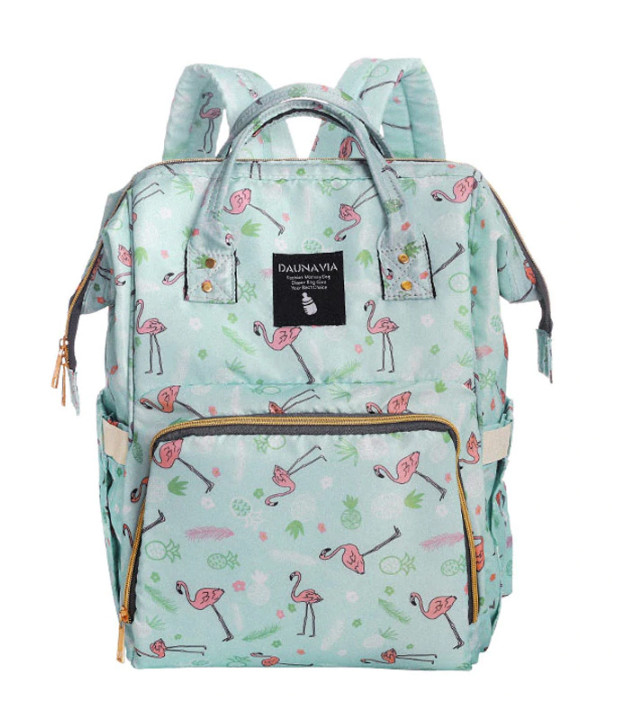 Рюкзак-сумка для мами, дитячих речей, подорожей "Фламінго", фото 1