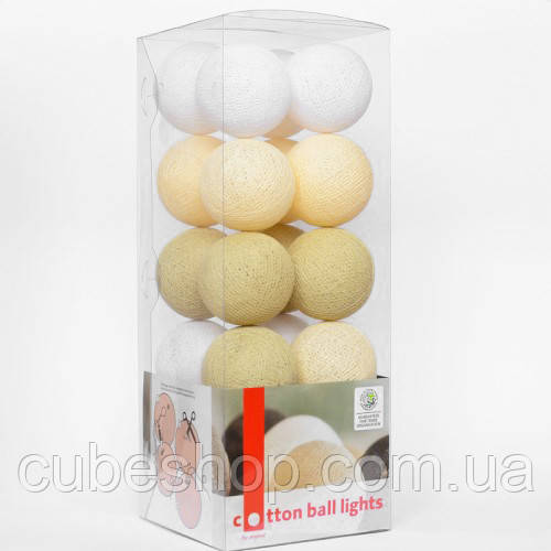 Тайська LED-гірлянда "Shell Beauty" (35 кульок) від USB