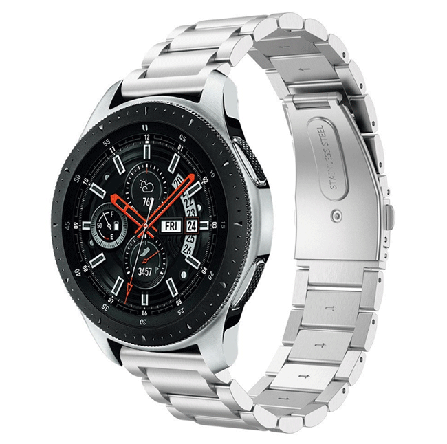 Металевий ремінець Primo для годин Samsung Galaxy Watch 46mm (SM-R800) - Silver