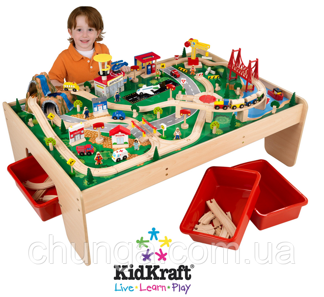 Игровой стол KidKraft 17850 Железная дорога Горный водопад