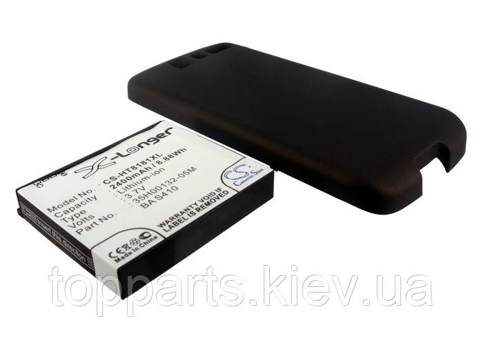 Аккумуляторная батарея CameronSino для смартфона HTC Desire, 2400mAh/8.88Wh, с крышкой черного цвета - фото 2 - id-p64561712