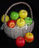 Яблуко муляж з пінопласту, 8см, 30\23 грн (ціна за 1 шт.+7 грн.), фото 7