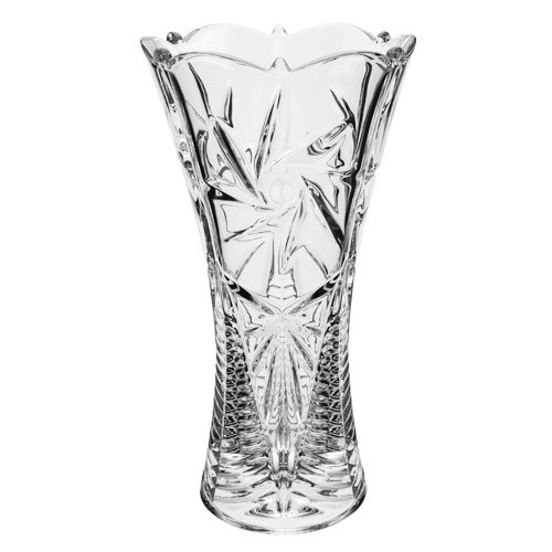 Ваза скляна для квітів Bohemia Pinwheel Nova 30 см 89001/99030/300