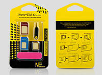 Перехідник 5 в 1 microSIM ,nanoSIM