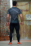 Рашгард чоловічий + Totalfit RM315 XXL Сірий із чорним, фото 7