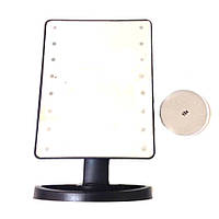 Дзеркало для макіяжу MHZ Magic Makeup Mirror R86667 з LED-підсвіткою, чорна