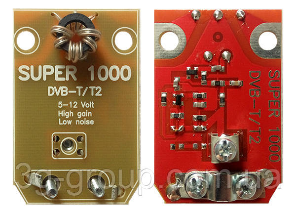 Антенний підсилювач Super 1000 DVB-T/T2 (5-12 В)
