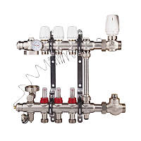 SD FORTE Колекторна група системи тепла підлога 001 1"х 2"нерж.   SFE0012
