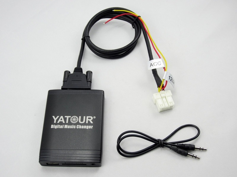 Емулятор чейнджера автомагнітоли YATOUR USB MP3 AUX адаптер для магнітол Nissan / Infiniti Ніссан Інфініті