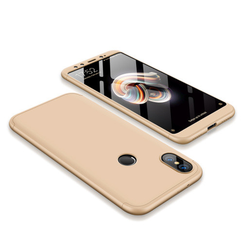 Чехол GKK 360 для Xiaomi Mi A2 / Mi 6X бампер Золотой