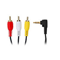 Кабель mini jack 3.5мм-3RCA 18ММ