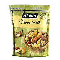 Микс орехов Alesto Olive Mix (вяленые оливки, миндаль, кешью, фундук), 200 г.