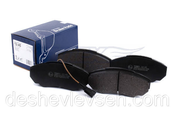 Колодка передня гальмівний. TOMEX Fiat Ducato 02 - Peugeot Boxer 02 - Citroen Jumper 02 - 1.4 T датчик, фото 1