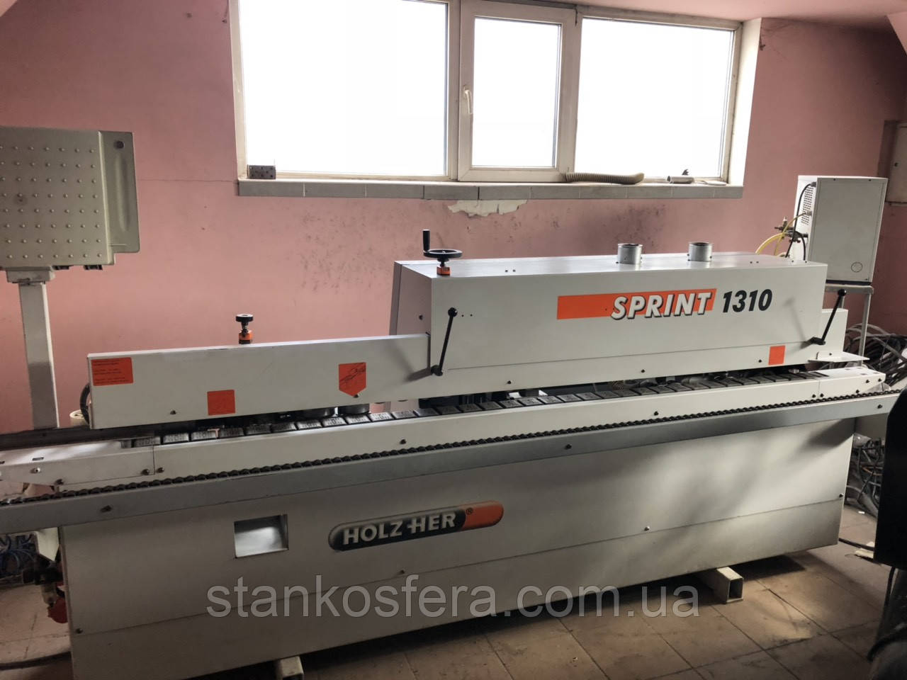 HolzHer Sprint 1310 кромкооблицювальний верстат б/у 05г. для клею в патронах