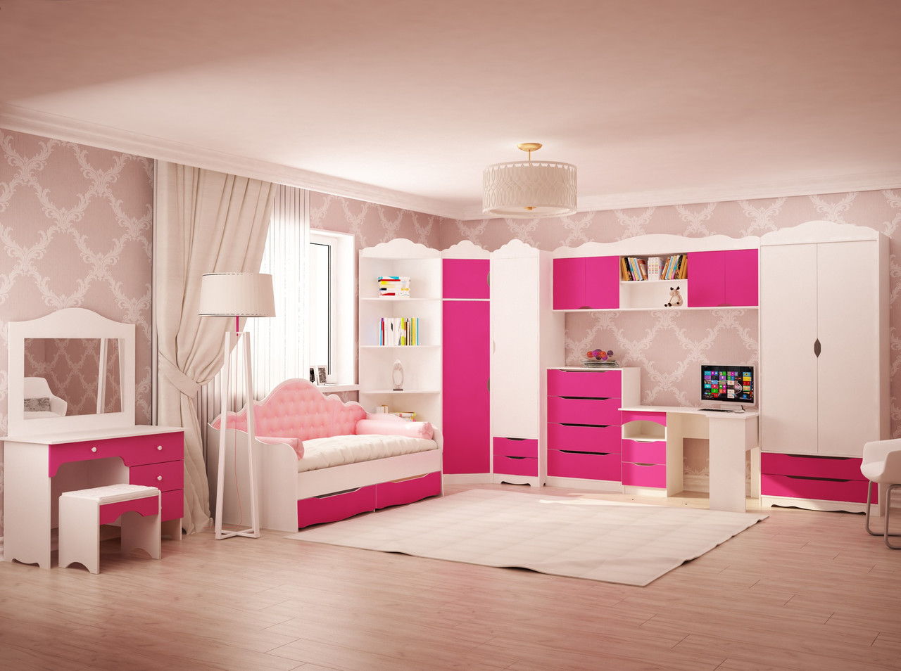 Дитяча кімната, комплект дитячих меблів "Італія"