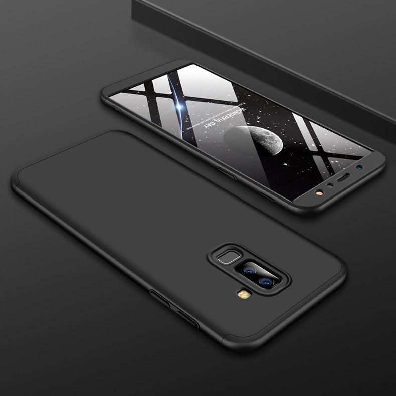 Чохол GKK 360 для Samsung A6 Plus 2018 Чорний