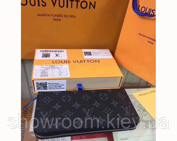 Мужской кошелек Louis Vuitton (60017) dark grey: продажа, цена в