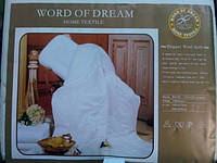 Тепла натуральна ковдра з овечої вовни Word of dream 220x200