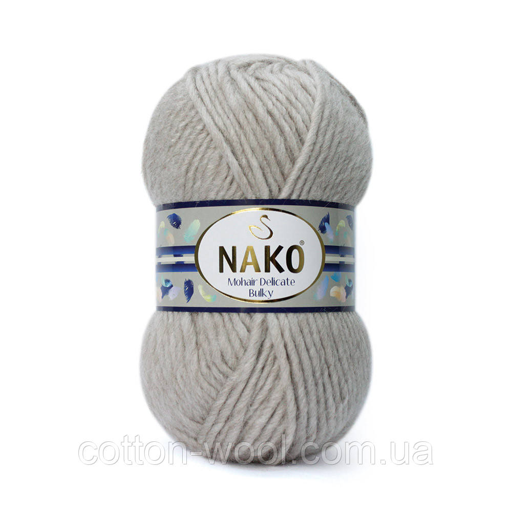 Mohair Delicate Bulky (Мохер Делікате Балки) 5%- мохер, 10% — вовна, 85% — акрил 2167
