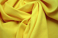 Двунитка футер трикотажное полотно(жёлтый)