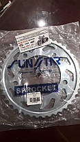 Мотозвезда SUNSTAR задня ланцюг 525 44 зубів сталева 1-4483-44 HONDA CBF 500/ YAMAHA R1 /HONDA VT 750, фото 5