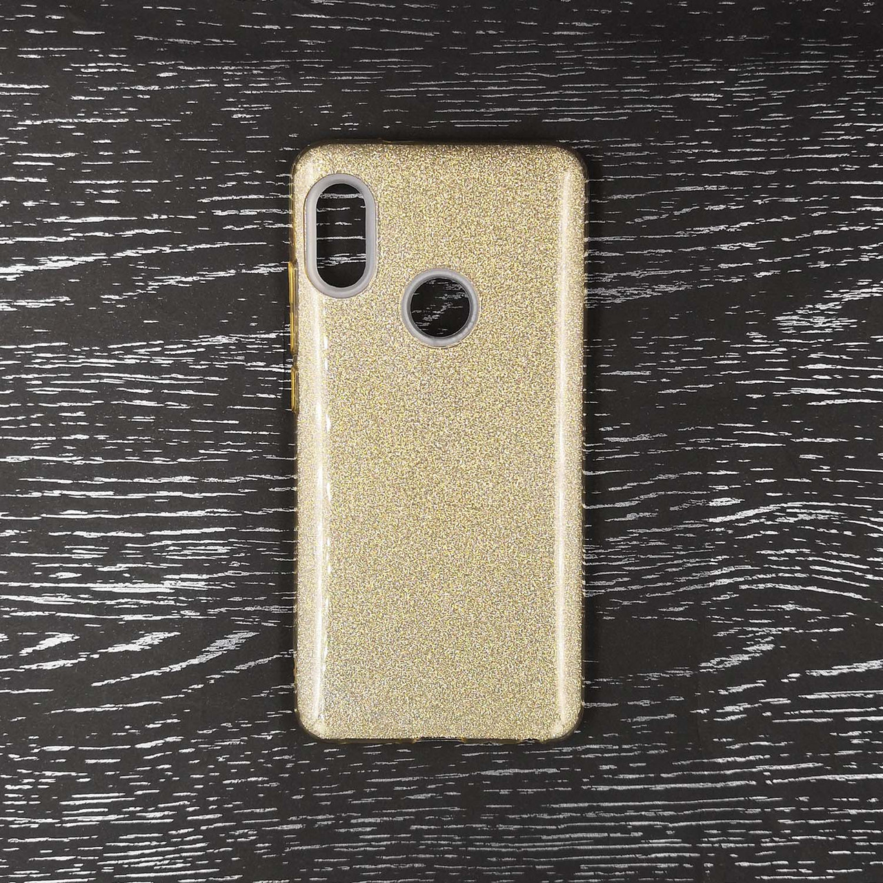 Чохол накладка для Xiaomi Mi 6X  ⁇  Xiaomi Mi A2 силіконовий, Remax Case 3 в 1 GLITTER, Золотистий