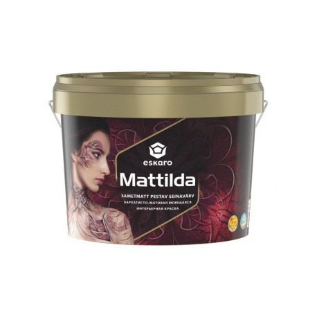 Eskaro Mattilda фарба для стін і стель (матова) 2,85 л., фото 1