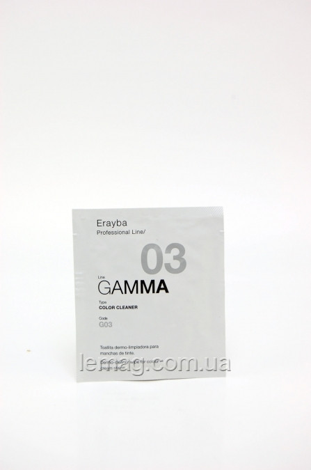 Erayba GAMMA G03 Одноразовая салфетка для удаления краски, 1 шт. - фото 1 - id-p64608051