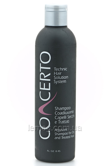 Concerto Dry and treated hair Adjuvant shampoo лікувальний Шампунь для сухого і ламкого волосся, 250 мл