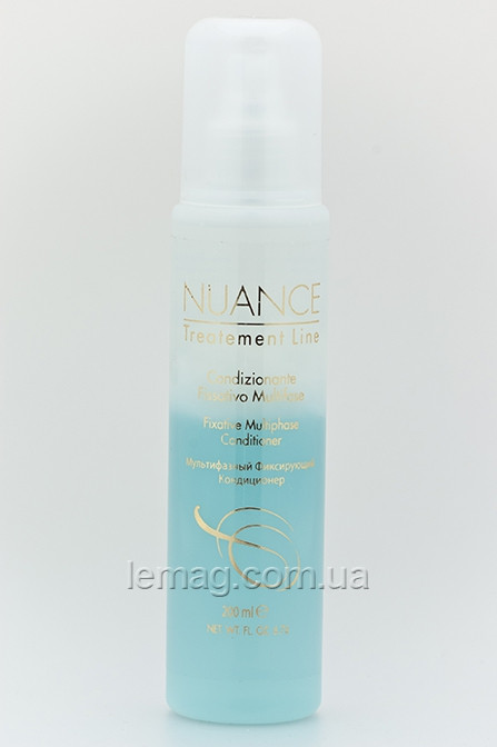 NUANCE Nuance multiphase fixing conditioner Мультіфазний бальзам для волосся зволожуючий спрей для об'єму, 200 мл