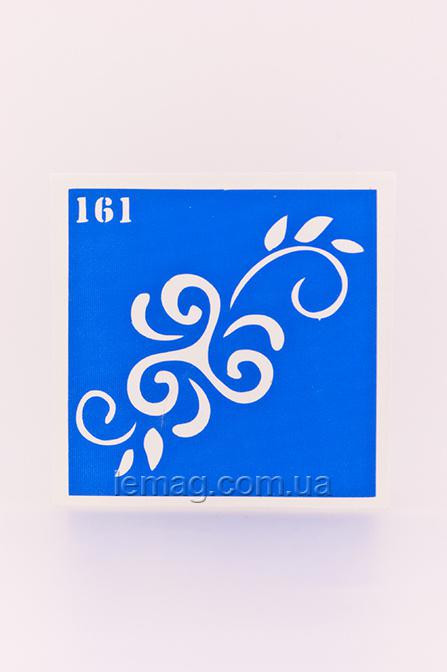 Boni Kasel Трафарет для био тату 6x6 см - 161 (1 шт, 5 шт, 10 шт)