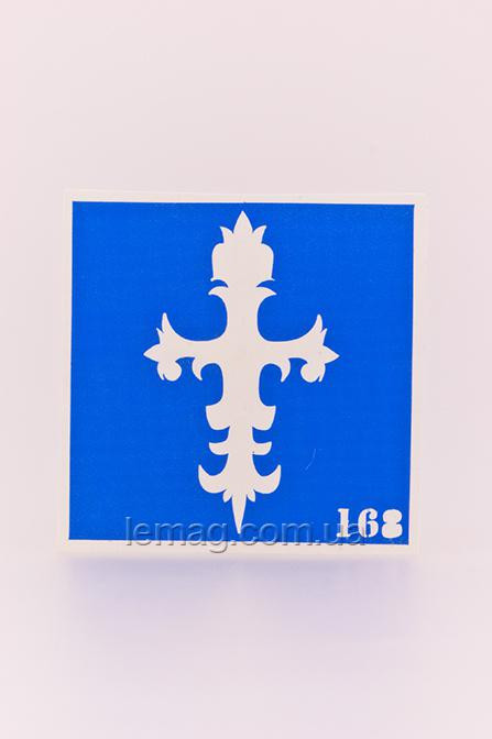 Boni Kasel Трафарет для біо тату 6x6 см - 168 (1 шт, 5 шт, 10 шт)