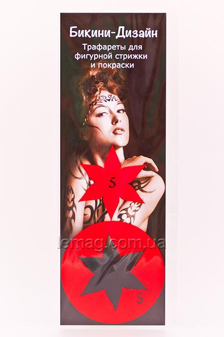Boni Kasel Багаторазовий трафарет для фігурної стрижки 05, 1 шт., фото 1