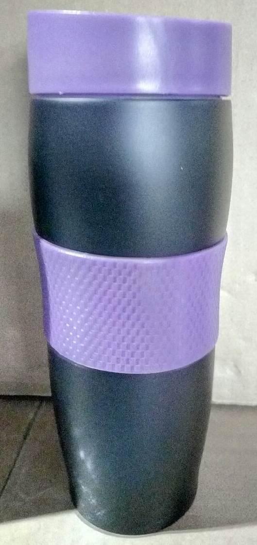 Термокружка Bohmann BH 4457 black-violet 375 мл
