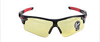 Противоударные очки антифары Robesbon для водителей с красными дужками с антибликовым эфектом
