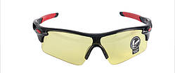 Протиударні окуляри антифари Robesbon для водіїв із червоними дужками з антивідблисковим ефектом