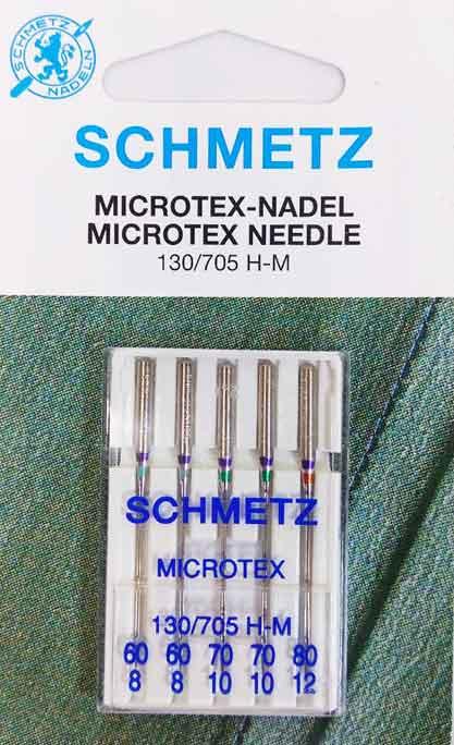 Голки Microtex Schmetz асорті №60-80