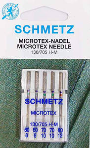 Голки Microtex Schmetz асорті №60-80
