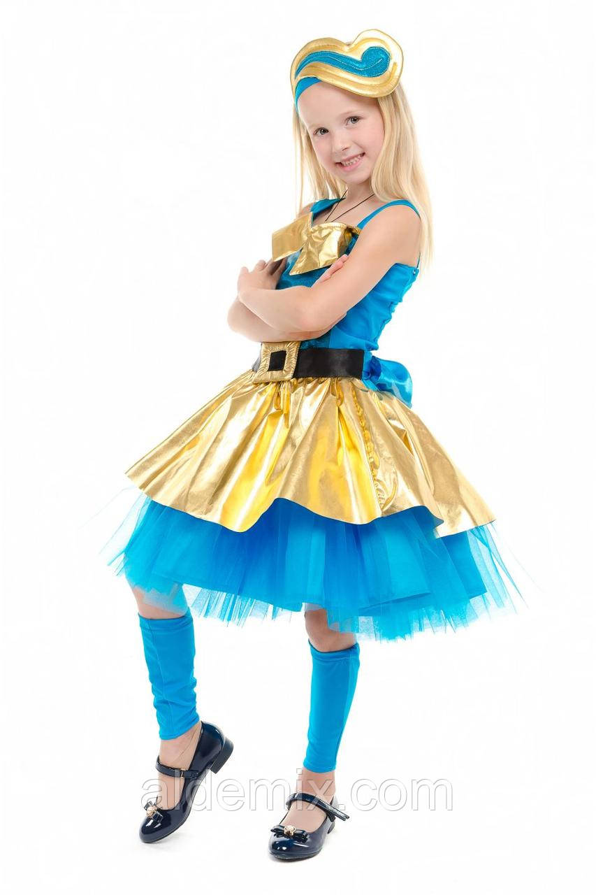 Лялька LOL "Леді Голд Luxe" карнавальний костюм для дівчинки, фото 1