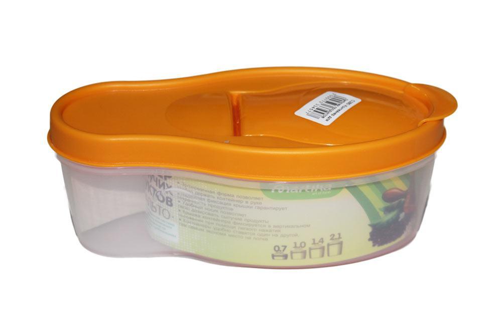 Контейнер для сипких продуктів "Альто" 1,0 л С281 ОРАНЖ