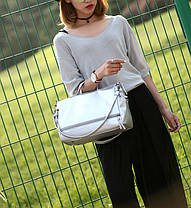 Жіноча сумка-бочечка міського типу, фото 5