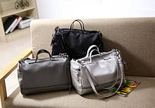 Жіноча сумка-бочечка міського типу, фото 3