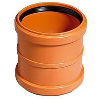 Муфта Д.110 дворозтрубна ПВХ зовнішня Ostendorf KG