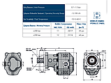 Насос шестерневий KAZEL ISO EHASS 43 BD 2 port, фото 6