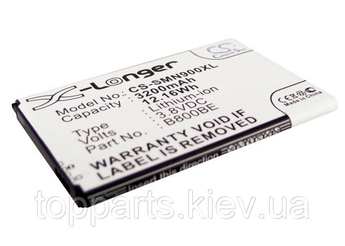 Акумуляторна батарея CameronSino для смартфона Samsung Galaxy Note 3 (SM-N9000), 3200mAh/12.16 Wh, X-Longer