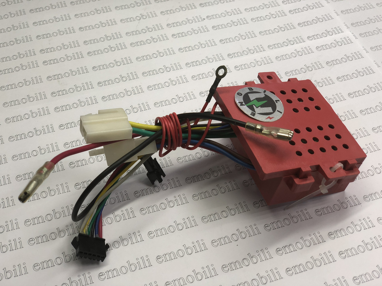 Плата/блок керування/ контролер 27 MHz, 12V, червоний для дитячого електромобіля, фото 1