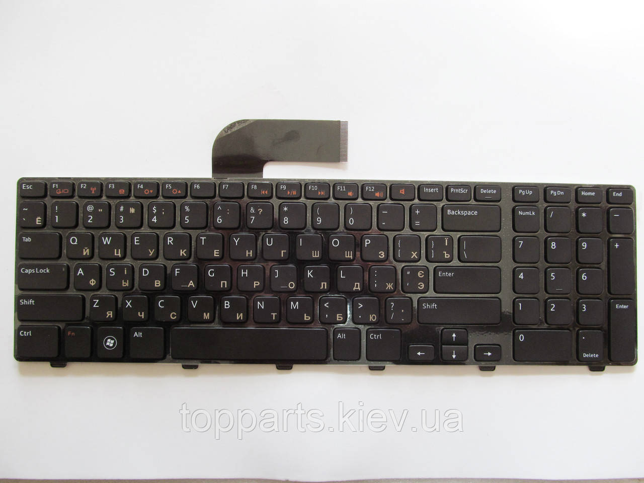 Клавіатура для ноутбуків Dell Inspiron N7110, 17R Series чорна RU/US