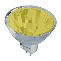 Лампа галогенна з відбивачем 12v 50w MULLER LIGHT 36° MR16 жовта скл.