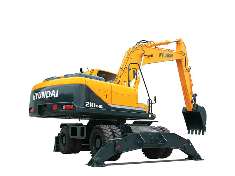 Колісний екскаватор Hyundai R210W-9S, фото 1